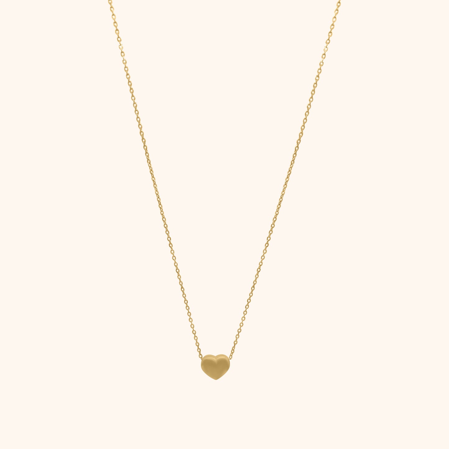 Heart Puff Necklace