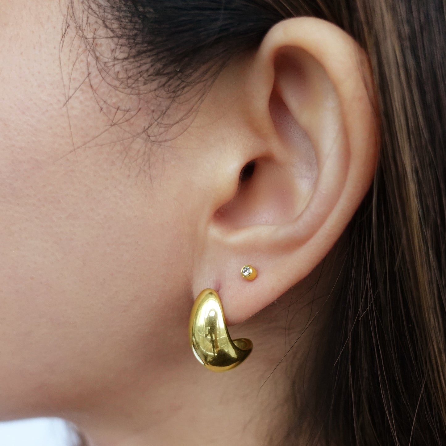 Tia Dome Earrings